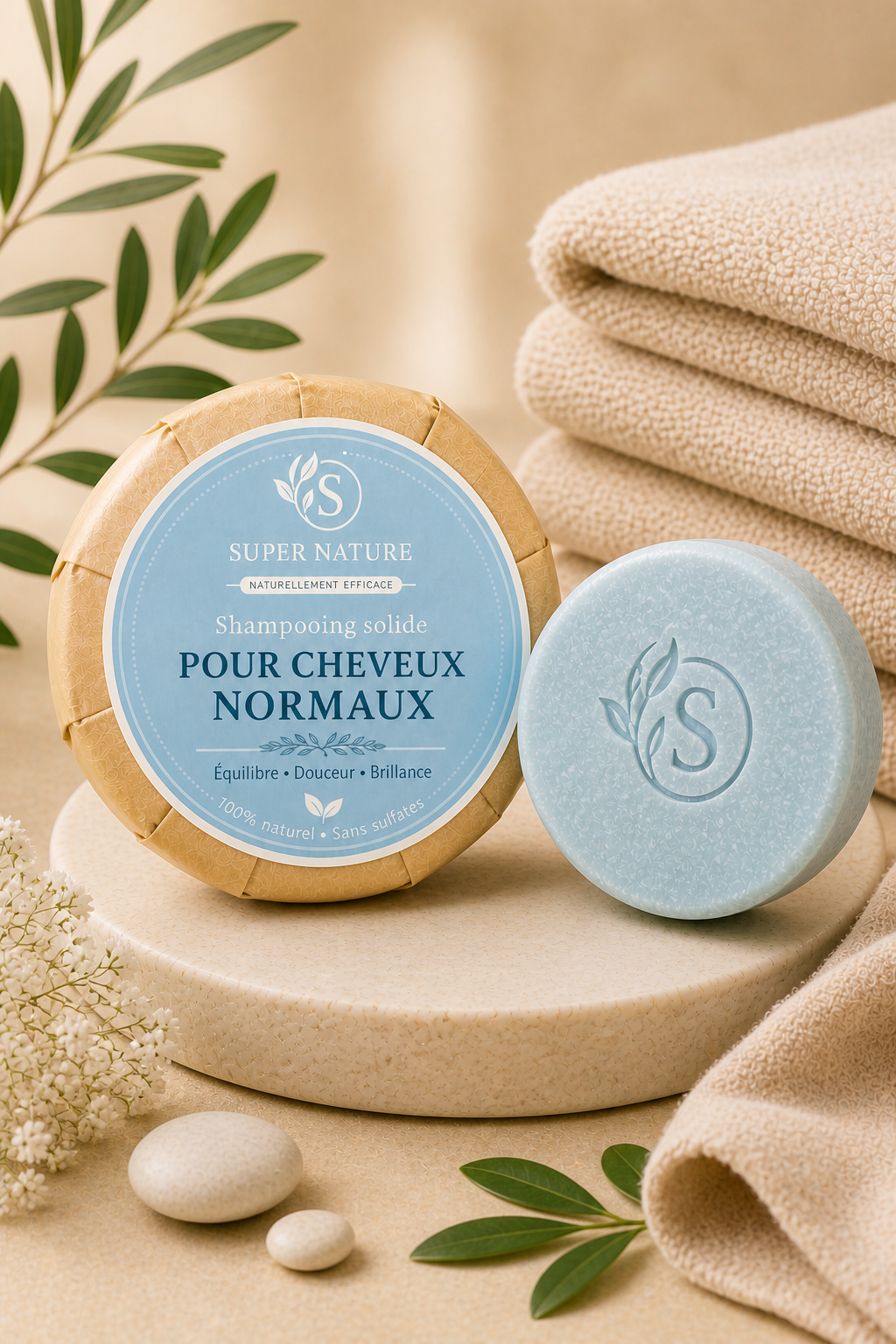 Shampoing solide CH normaux